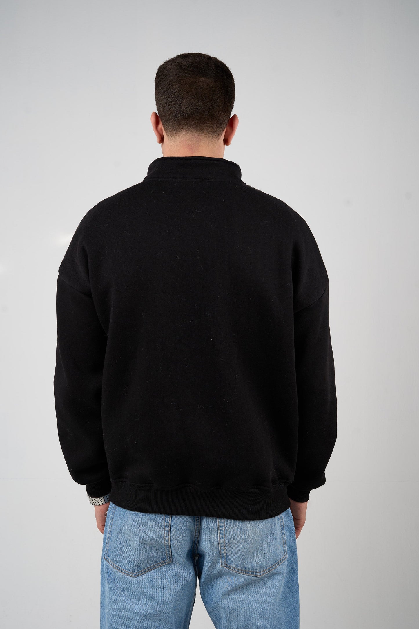 Black Zip-up Sweatshirt