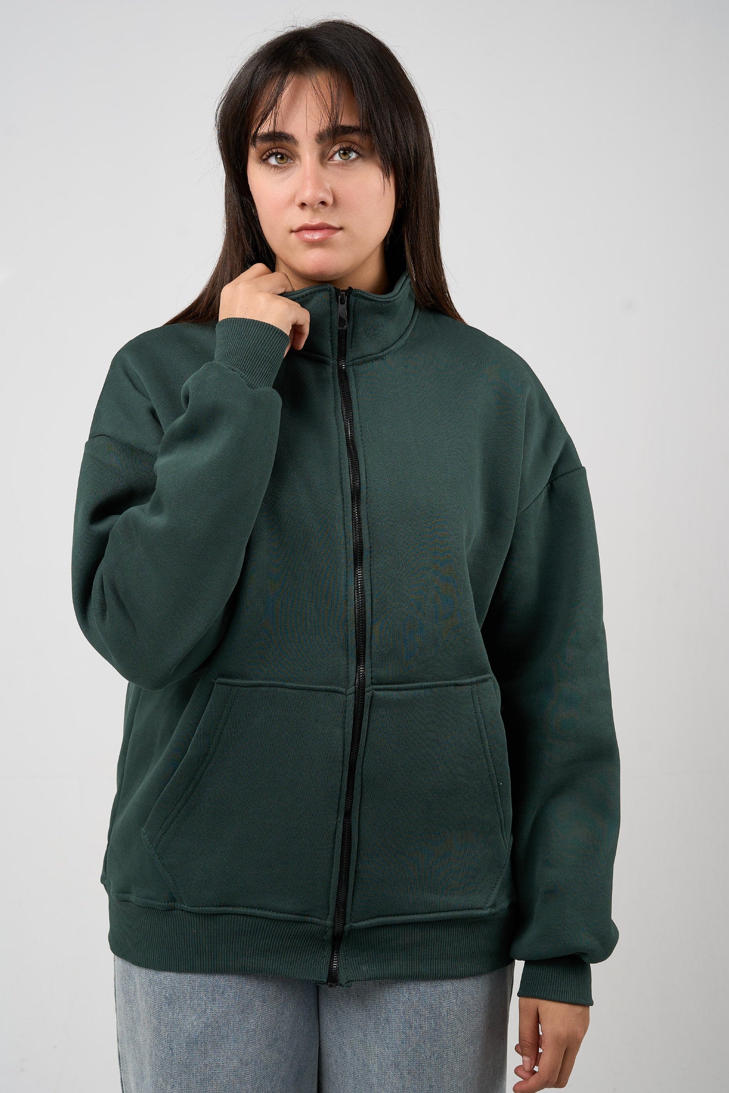 Emerald Zip-up Sweatshirt
