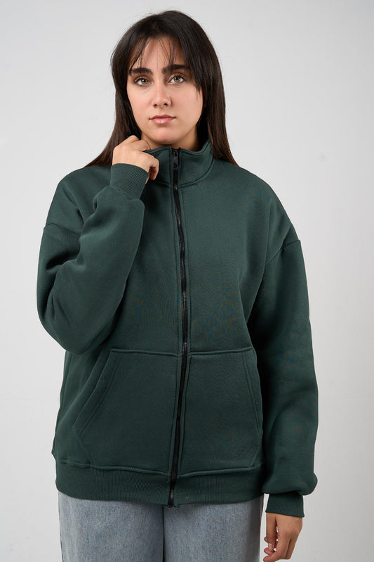 Emerald Zip-up Sweatshirt