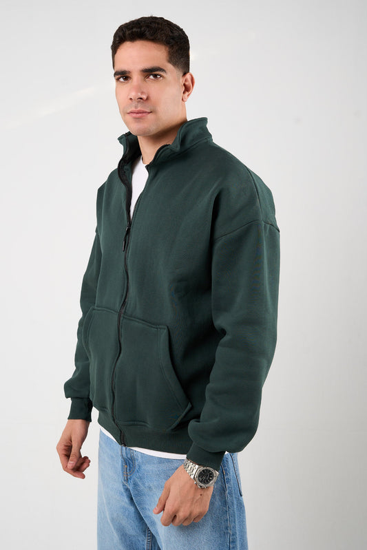 Emerald Zip-up Sweatshirt